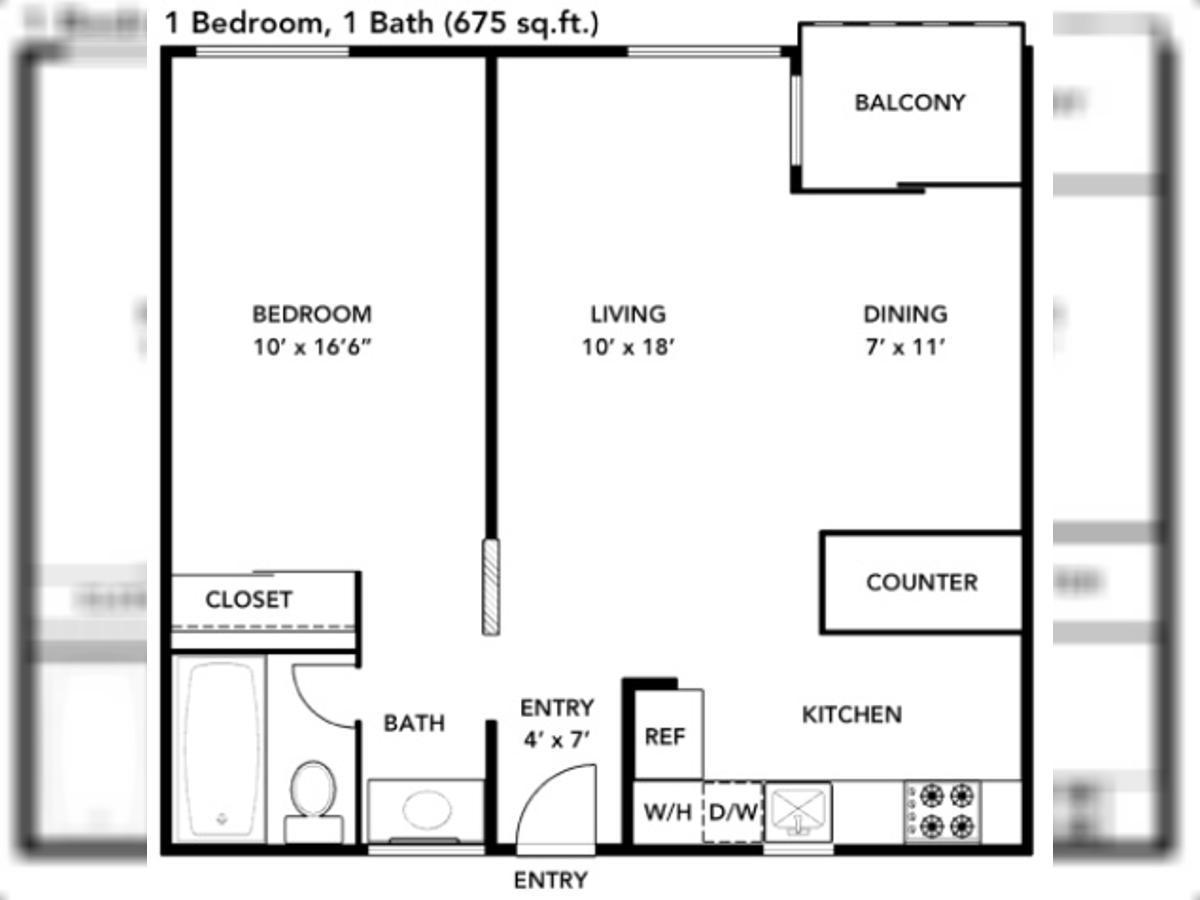 Aspire at Roosevelt in heart of Pasadena (1 Bed / 1 Bath) property image